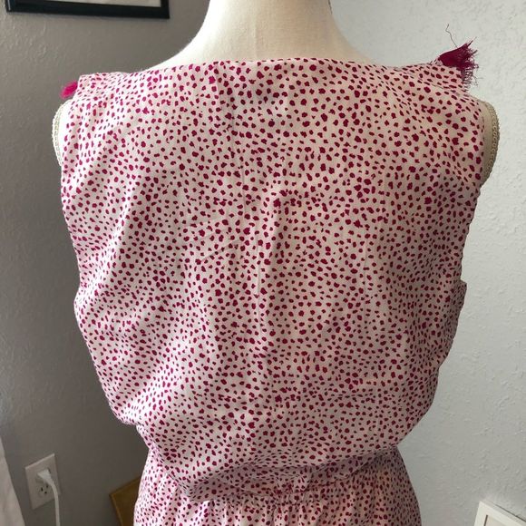 LOFT Pink & White Ruffle Dress - Picture 4 of 4
